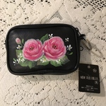 キーホルダー付き本革ポーチ
