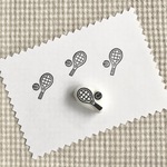 テニス＊小さな消しゴムはんこ＊習い事・部活・お出かけなどのスケジュールに♪