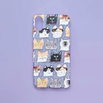 ｎｙａｎｓ iPhoneケース 透明 送料無料