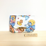 ラミネートの小さなお財布☆レトロアニマル(お菓子/オフホワイト)