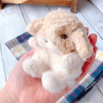 〖 まるでぬいぐるみ 〗な がまぐち ✿ 垂れ耳うさぎ ✿