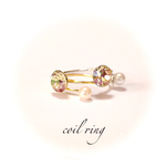coil ring 〜swarovski〜