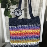 26-2.夏糸のカラフルサマーバッグ（縦長タイプ）