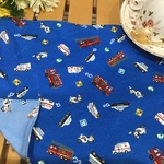 【再9】どっちも働く車❤️A4両面可愛いミニカーランチョンマット