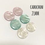 パステルカラーシェル　カボション