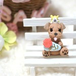 【季節限定５月まで】ノーフォークテリア＊樹脂粘土＊わんこ＊犬＊端午の節句