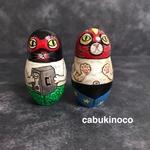 覆面レスラー&泥棒ニャンコ　2個セット