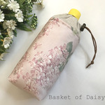 リバティ　ふわふわ ペットボトル 哺乳瓶 カバー　保温　アーカイブライラック　ピンク