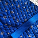 キルト生地テープセット　青　スター