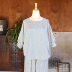 マンタブラウス 小 ヘリンボーン ストライプ