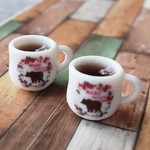 ミニチュア  1/12小さなコーヒーマグカップ(熊)