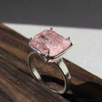 モルガナイト リング ＊ Morganite Ring lll