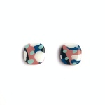 coral marie stud コーラルピンクのスタッドピアス/イヤリング(アレルギー対応)