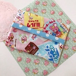 ポケットティッシュケース☆はいから横丁　駄菓子柄☆レトロアニマル☆昭和レトロ