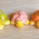 春色🌸３種類カメロンパンストラップ（メロン、いちご、みかん）