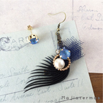 カラス＜オーシャンカラー・ピアス＞
