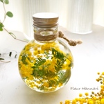 sale ミモザハーバリウム100ml　誕生日プレゼント　結婚祝いにも♪
