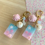 桜水面キーホルダー♡桜の練り切りタイプ