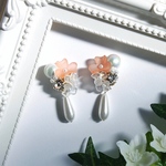 Spring Bouquet＊apricot orange(イヤリング)