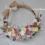 【y様へ】春色ハーフwreath