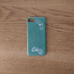 *受注製作*ミナペルホネン*choucho*グリーン*mina perhonen*iPhoneケース*iPhoneカバー*スマホケース*スマホカバー
