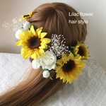 【再販】ひまわりの幸せ★ヘア飾り