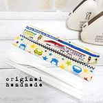 【受注製作】カトラリーケース*電車wh*入園入学ランチ用品 
