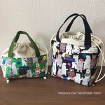♡no-tonton7様専用ページ♡　北欧風クマ柄　ランチトート　大人用＆子供用