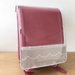 新柄入荷＊再販【受注製作】女の子向け♡切替柄と縁取りが選べる＊透明ランドセルカバー