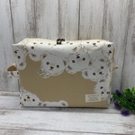 ビッグオムツポーチ  テディベア　カフェオレ　トラベルポーチ