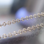 【長さオーダー可能】3.6ミリカット平小豆ネックレスチェーン/ステンレス316L（1本価格）メンズアクセ　.m