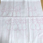 【刺し子図案付き晒】すずらん