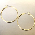 40mm フープピアス ゴールド