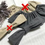 コットンリネンヘアバンド&スタイ