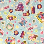 50cmx50cm🐹モンスターandフェレット水色🌟