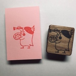 オカメ画伯消しゴムはんこ