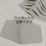 ノーズワイヤー入り　立体マスク