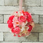 春の和装ボールブーケ(造花)　結婚式　着物　桜　パーティ　和装　アートフラワー　ウェディングブーケ