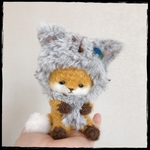 オーダー品＊ネムネムキツネさんの替え帽子🦊
