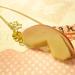 *New*ネックレス(ウサギりんご)*花*50センチチェーン