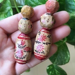 手彫りのこけしすたーず箸置き（ふたりセット）