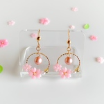 🌸桜のリースピアス