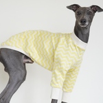 yellow zigzag pullover