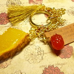*限定*パイナップルと朝摘みラズベリーのバッグチャーム*20cm*