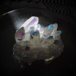  【1点もの・浄化用】超大粒　コーティングオーラ　クリスタル（水晶）　結晶クラスター　ゆうパック発送のみ（8）