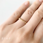 14kgf plain ring（プレーンリング）【14kgf、ゴムリング、指輪、リング、ゴールド、金、シンプル、華奢、上品】