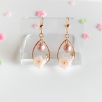 桜🌸フラワー雫ピアス