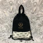イニシャル　お名前刺繍入り　ナップサック  ☆