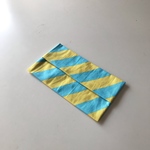 マスクケース　ななめstripe×ミズイロ