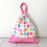 35×30＊butterfly×pink＊着替え入れ＊体操着袋（大）＊シューズバッグ＊お道具入れ